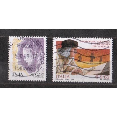 ІТАЛІЯ = марки 2004, 2006 р. =  гаш.  \\