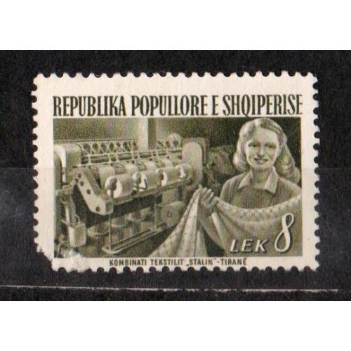 Текстильна фабрика ім. Сталіна, Тирана = 1953 р. = АЛБАНІЯ = негаш. \\