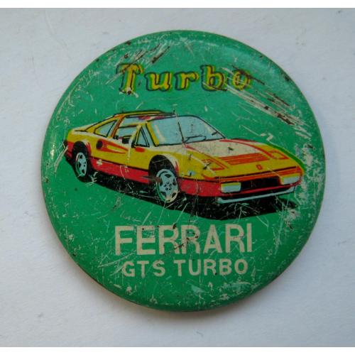 Turbo = FERRARI - GTS TURBO = автомобіль = значок  \\