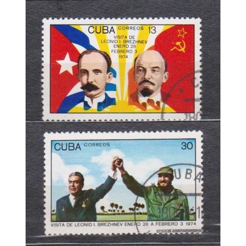 Візит Л. І. Брежнєва на Кубу  = КУБА = 1974 р. = гаш. \\