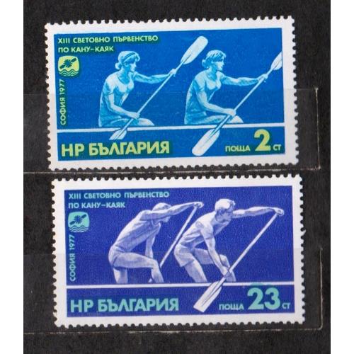 XIII Чемпіонат світу з веслування на каное = БОЛГАРІЯ = 1977 р. = негаш.  \\