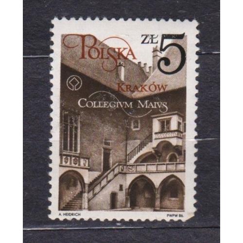 Ягеллонський музей - КРАКОВ = 1986 р. = ПОЛЬЩА = негаш. \\