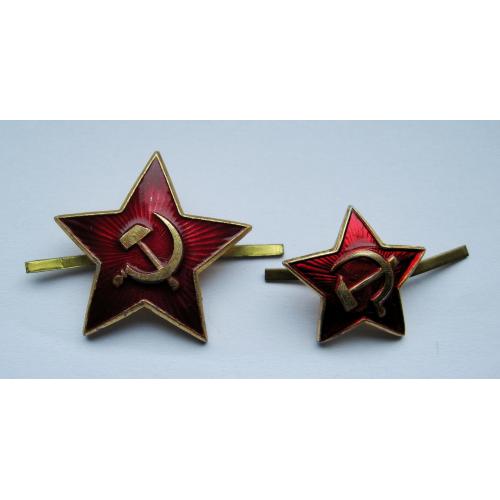 Зірочка велика і маленька - Звездочка большая и маленькая = Кокарда = Радянська армія ==