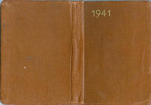 Блокнот ежедневник календарь 1941 год 2-я мировая война Рейх Германия Реклама
