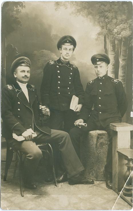 Екатеринослав Студенты железнодорожного училища Журнал Южный инженер 1916 год Фото открытка Форма