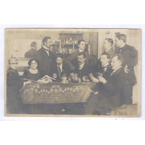    Карточные игры Игроки в Карты игральные 1915 Kartenspiel Playing cards