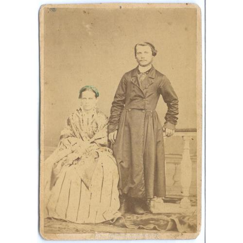  Кабинетное визит фото 1860-е годы Мода Одежда Типы Винтаж