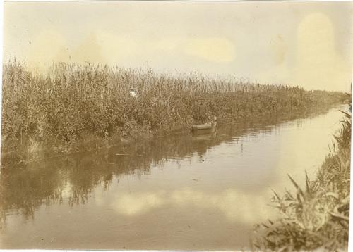 Река Супой Село Песчаное 1914 год Фото Типы Лодка Украина