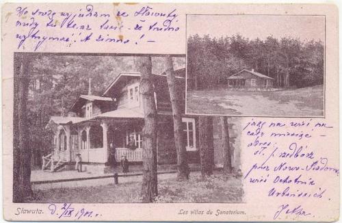 Славута Санаторий Еврейское местечко Штетл Иудаика Почта 1901 год Люблин Slawuta 
