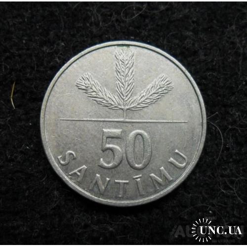 Латвія 50 сантимів 1992 р.