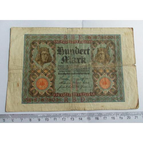 Німеччина 100 марок 1920 р. - Веймарська республіка