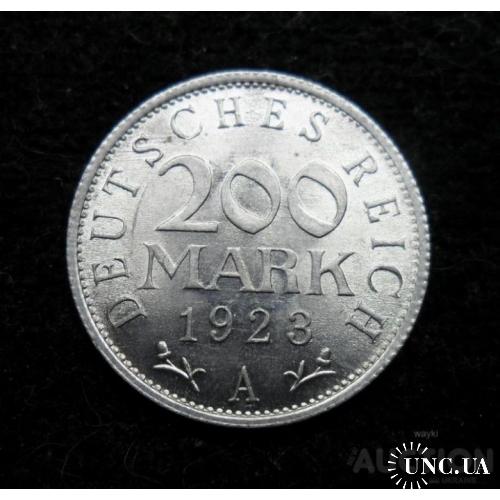 Німеччина 200 марок 1923 р. серії А