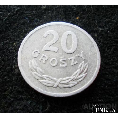 Польща 20 грошів 1973 р.