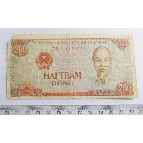 В'єтнам 200 донгів 1987 р.