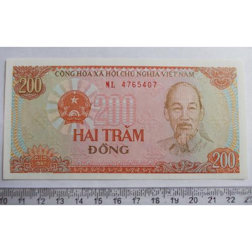 В'єтнам 200 донгів 1987 р.