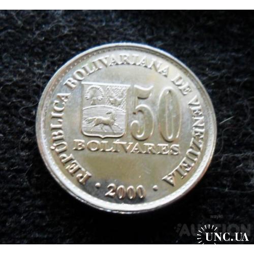 Венесуела 50 боліварів 2000 р.