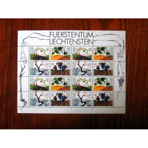 Добірка марок Ліхтенштейну, 2 листи 