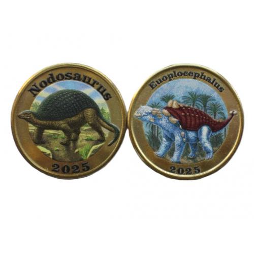 Красиві монети Динозаври 2025 