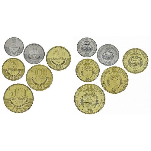 Набір монет Коста-Ріки UNC