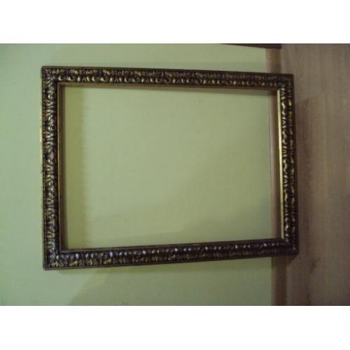 Ажурная рама для картины Италия позолота дерево ажурна рамка для картини Італія 80х60 см №222