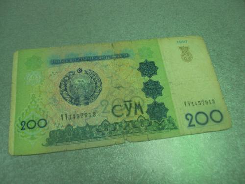 банкнота 200 сум 1997 узбекистан №249