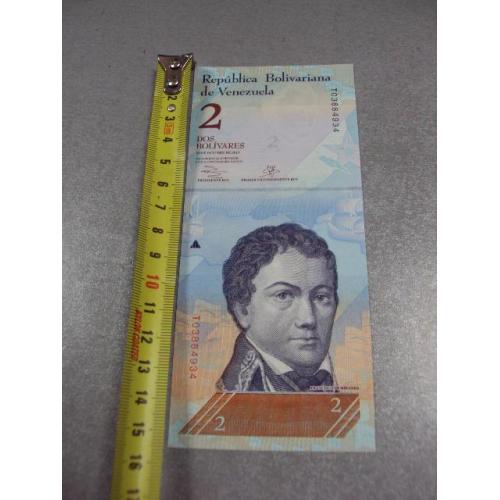 банкнота венесуэла 2 боливара 2013 №545