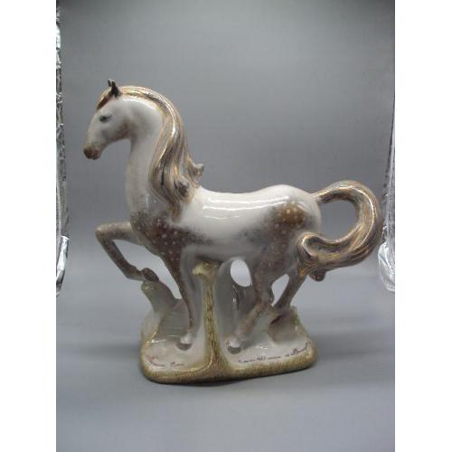 Фигура фарфор статуэтка Барановка лошадь конь лошадка высота 34,5 см (№1745)