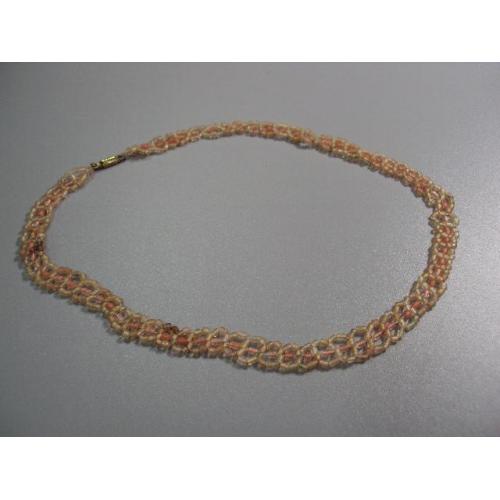 бижутерия бусы ожерелье бисер длина 42 см №10917