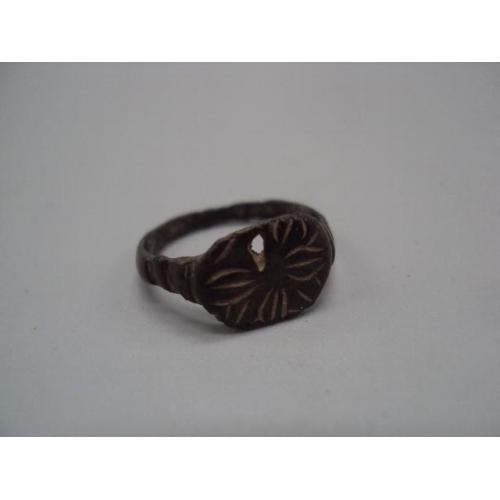 Бижутерия кольцо бронза археология размер 16 №15087