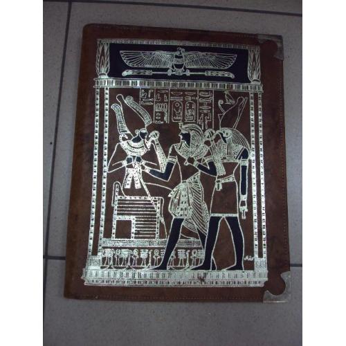 Блокнот органайзер Египет кожа размеры 29 х 22,5 см №11779