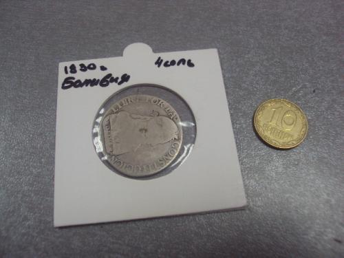 монета боливия 4 соль 1830 серебро без холдера №396