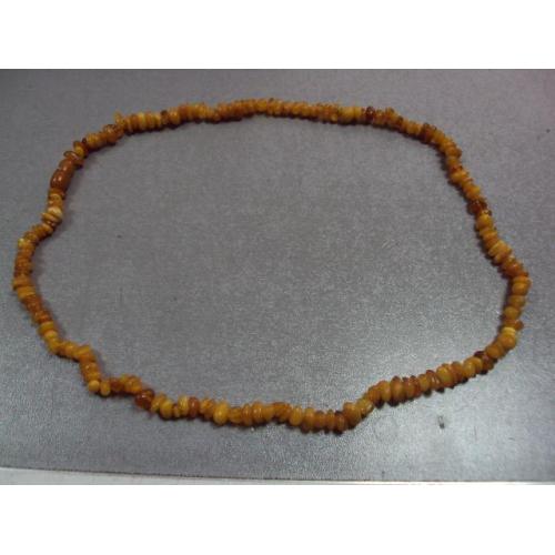 Бусы ожерелье янтарь калининград вес 29,3 г длина 70 см №11127