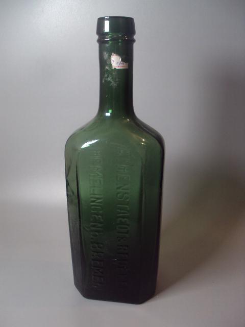 бутылка athenstaedt redeker hemelingen bremen высота 24 см (№ 304)