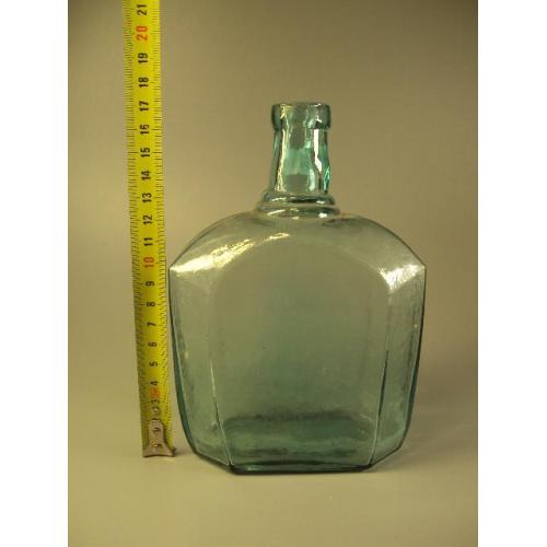 Бутылка бутылочка стекло высота 17 см (№ 535)