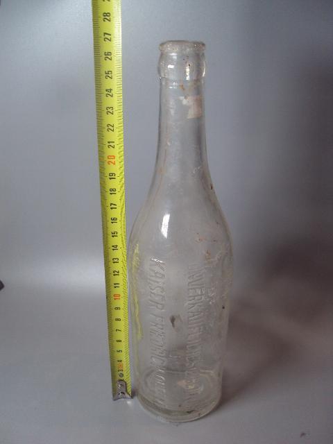 бутылка unverkaufliches eigentum kaiser friedrich quelle высота 26,5 см (№ 766)