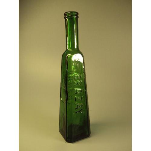бутылка зеленая BRAZAY высота 22 см (№ 216)