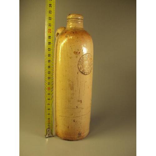 Бутылка керамика Германия горькая вода Ober-Selters Nassau орел высота 22,8 см №11264