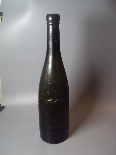 бутылка пивная Проскуров Кляве зеленая проскуровъ высота 30 см (№ 212)