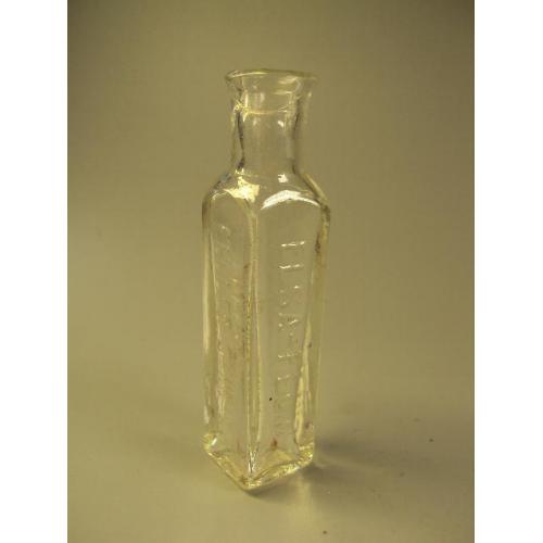 Бутылка бутылочка стекло feller stubica elsa-fluid медицина аптека высота 9,5 см (№ 226)