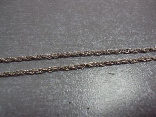 Цепочка кордовое плетение форцатино серебро 925 проба вес 2,63 г длина 24 см №10684