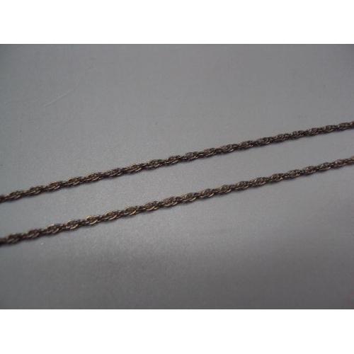 Цепочка якорное плетение кордовое форцатино серебро 925 проба Украина вес 3,37 г длина 54,8см №15794