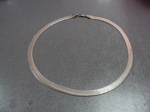 Цепочка змейка серебро 925 проба украина вес 34,3 г длина 51,3 см №10455