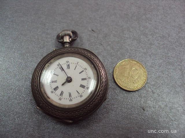 часы карманные favorite цапля серебро №79 (№1016)