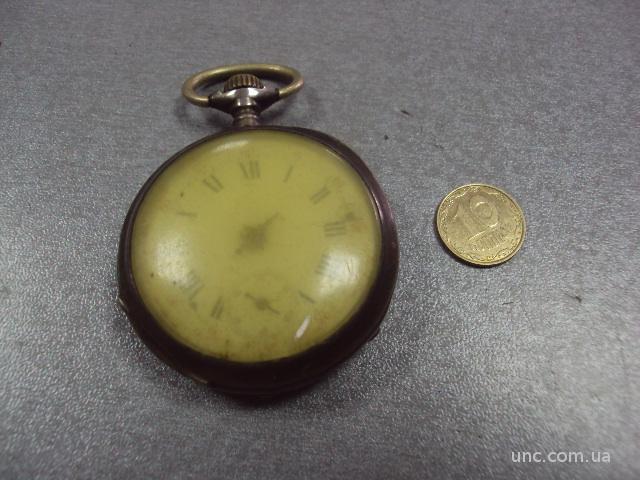 часы карманные remontoir cylinre 10 rubis серебро №55 (№22)