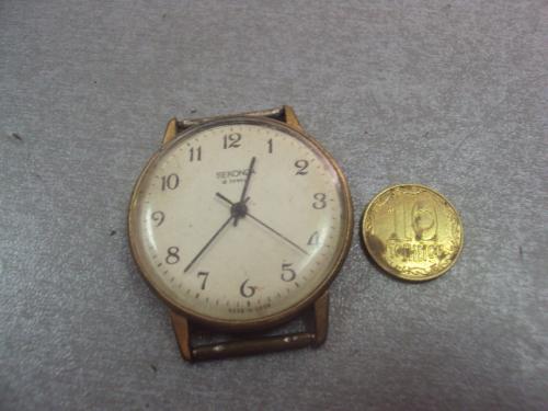 часы наручные циферблат механизм секунда позолота ау10 №57