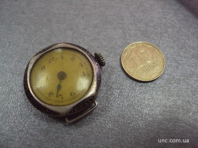 часы наручные циферблат механизм серебро №19 (№2213)