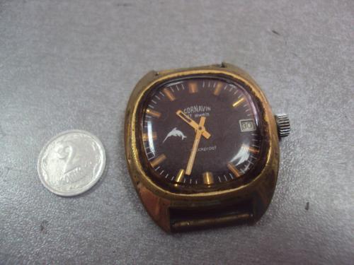 часы наручные корнавин cornavin shockproof позолота Ау10 №400