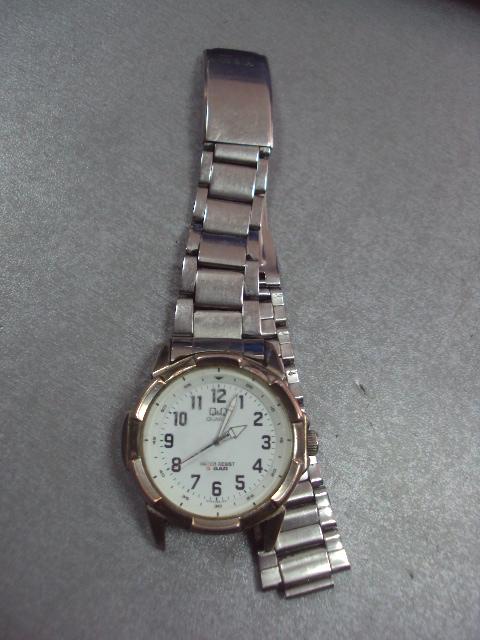 часы наручные с браслетом мужские Q&amp;Q 5 bar кварц китай на ходу №3078