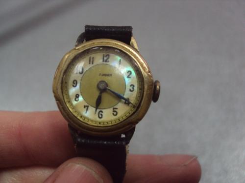 часы наручные с браслетом женские 15 камней швейцария позолота №3091
