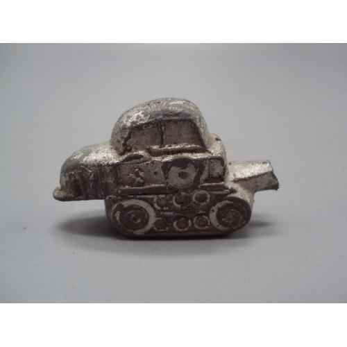 Детская игрушка фигурка миниатюра металл тягач машинка танк высота 2,4 см №15651